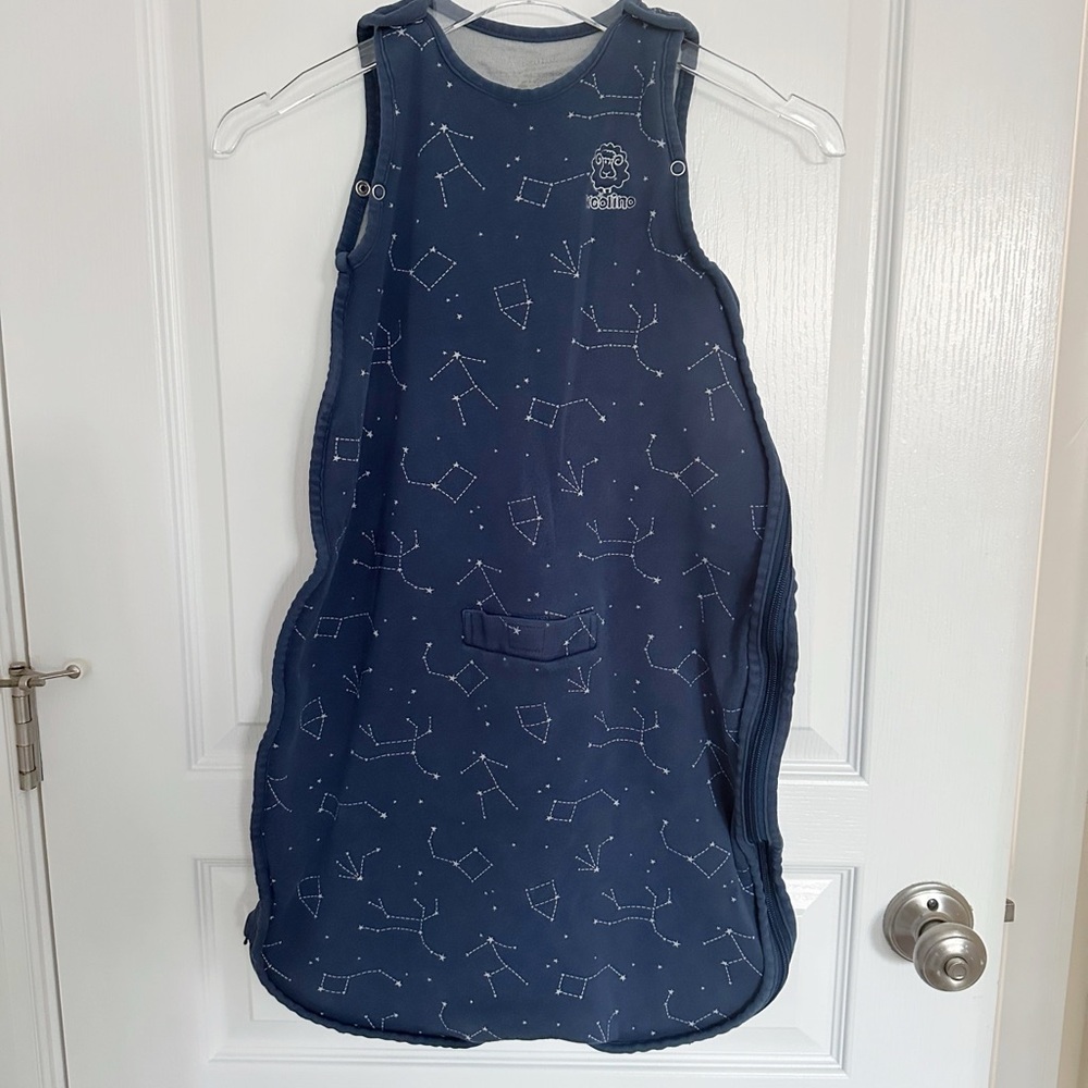 Woolino | 4 Season Baby Sleep Bag, Merino Wool & Organic Cotton 2-24 months